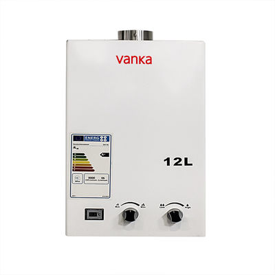 Digital Temperature Adjustable Forced Exhaust Gas Water Heater High Efficiency 12L - 24L