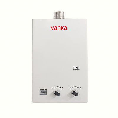 12L - 24L Energy Saving Gas Water Heater Exhaust Pipe Digital Control Method