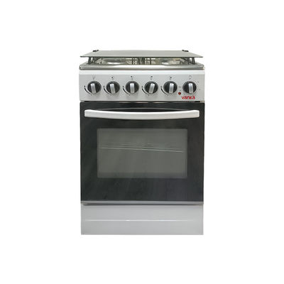 4 Burner Gas Oven With Convection Grill And Tempered Glass Rack For Home