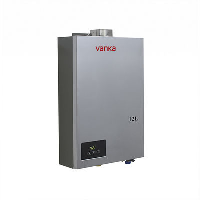 12L Forced Exhaust Digital Gas Water Heater Indoor On-Demand Hot Water System
