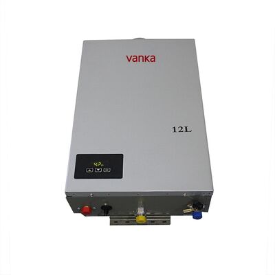 12L Indoor Digital Gas Water Heater Force Exhaust Quiet Operation Energy Saving On Demand Heating