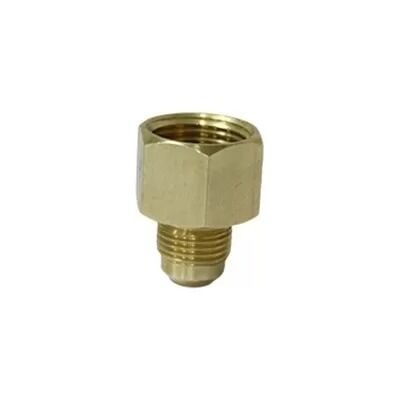 Brass Gas Pipe Connector Straight Fitting Durable Design for Kitchen Stove Installation