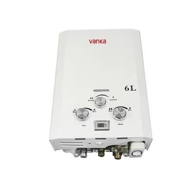 6L Wall Mounted High Flow LPG Gas Water Heater for Instant Hot Water Shower