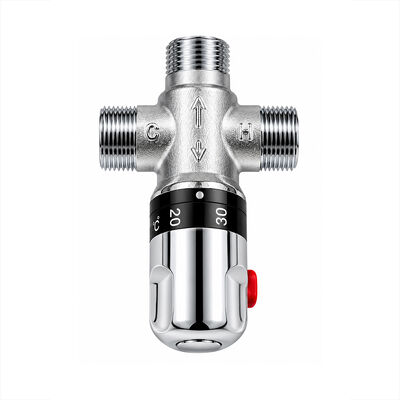 Brass Thermostatic Water Heater Parts Temperature Control Valve Gas Water Heater Thermostatic Mixing Valve Temperature Regulator